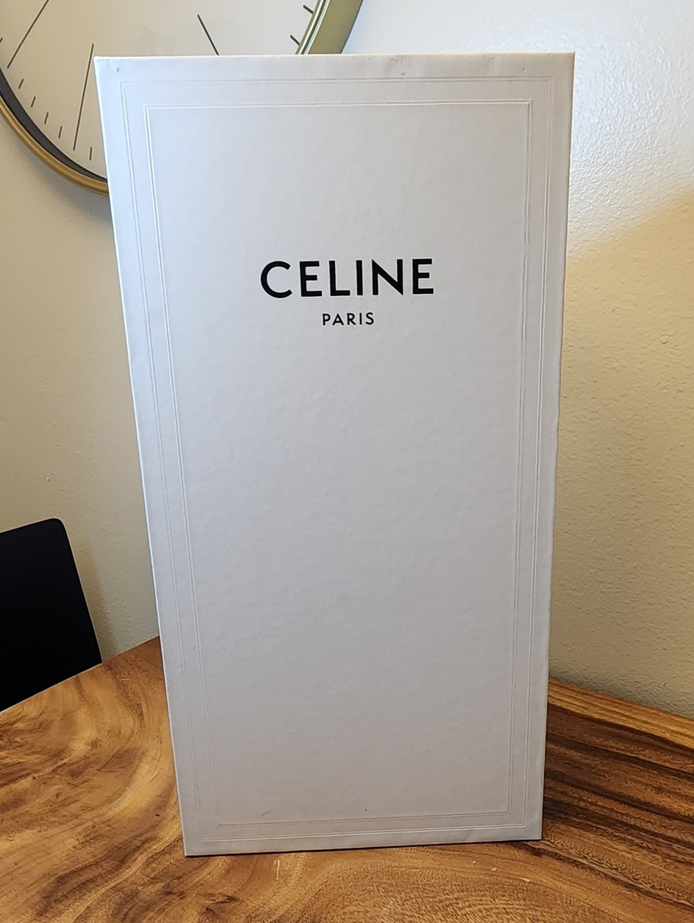 Celine White Box with Black Logo Big Box